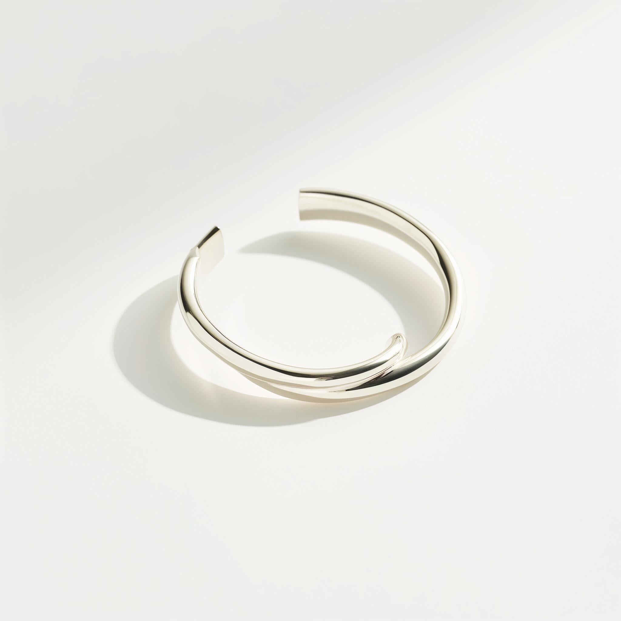 Silver Double Band Open Ring